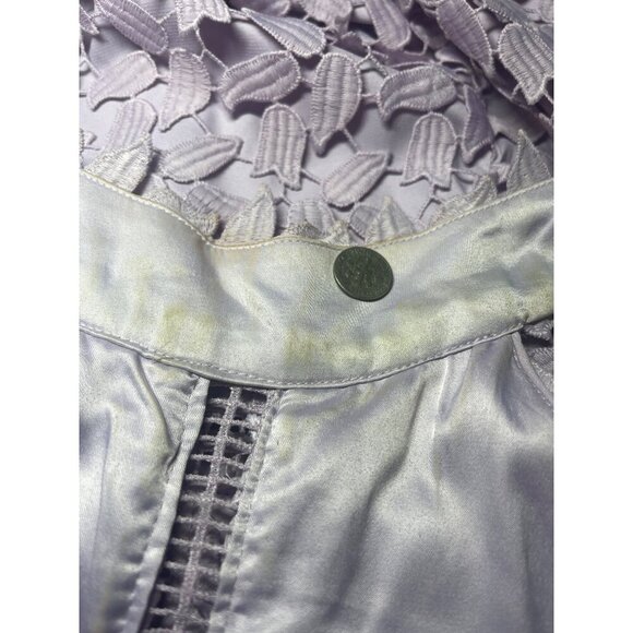 Bardot Gemme Dress Lace Halter Ladies Size 8 Lavender Lilac Color - Picture 14 of 16